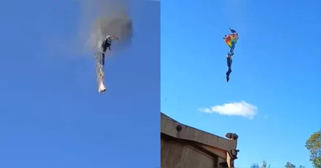 Imagem ilustrativa da notícia Piloto pediu para passageiros pularem do balão em SC