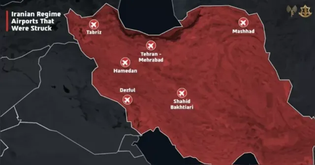 Imagem ilustrativa da notícia Israel bombardeia alvos militares e aeroportos no Irã