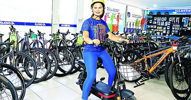 Imagem ilustrativa da notícia Mais práticas, bicicletas elétricas estão ganhando as ruas de Belém