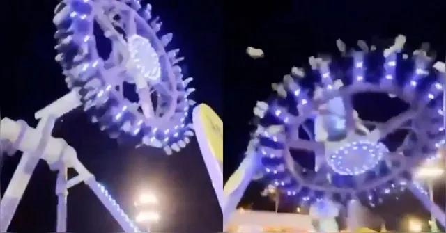 Imagem ilustrativa da notícia Brinquedo de parque desaba e deixa mais de 20 pessoas feridas