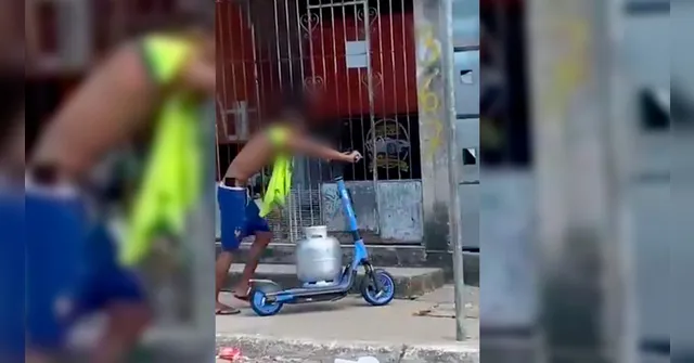 Imagem ilustrativa da notícia Transportar Botijão de gás? Saiba o que não fazer com patinetes elétricos