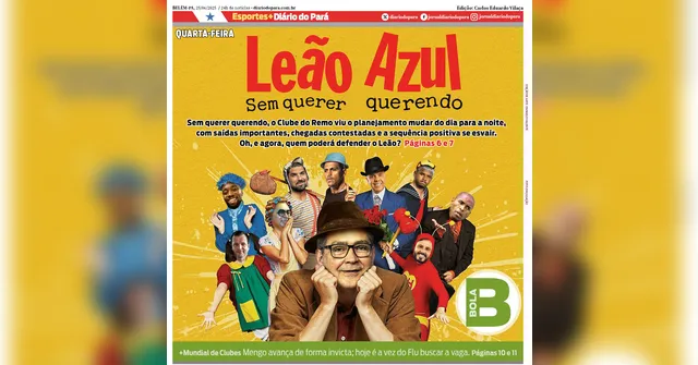 Imagem ilustrativa da notícia 'Sem Querer Querendo': Bola compara fase do Remo a enredo de Chaves