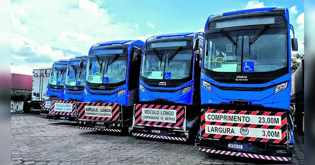 Imagem ilustrativa da notícia BRT Metropolitano recebe mais dez ônibus elétricos