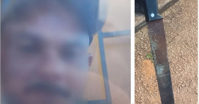 Imagem ilustrativa da notícia Pará: homem é preso após golpear a cabeça da companheira com terçado