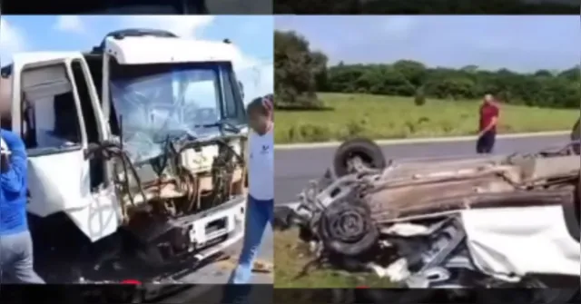 Imagem ilustrativa da notícia Pará: acidente envolve carro de passeio e caminhão na BR-316