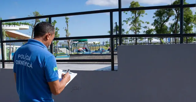 Imagem ilustrativa da notícia Polícia Científica investiga pichação no Parque da Cidade em Belém