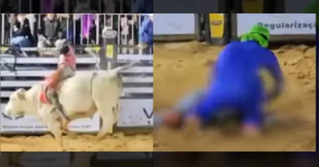 Imagem ilustrativa da notícia Paraense morre pisoteado na cabeça por touro em rodeio no MT