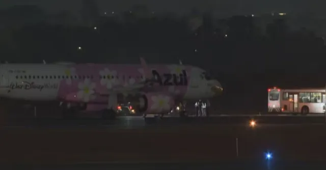 Imagem ilustrativa da notícia Avião faz pouso de emergência em Brasília após ameaça de bomba