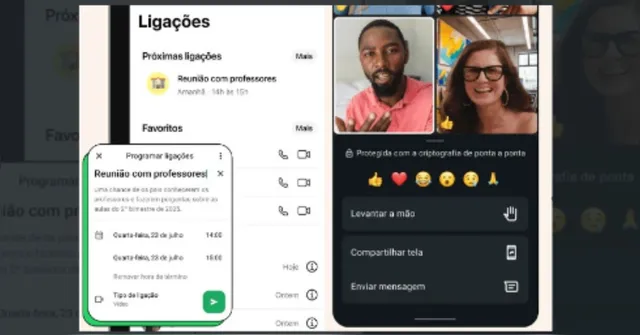Imagem ilustrativa da notícia WhatsApp agora permite agendar chamadas no app; veja como