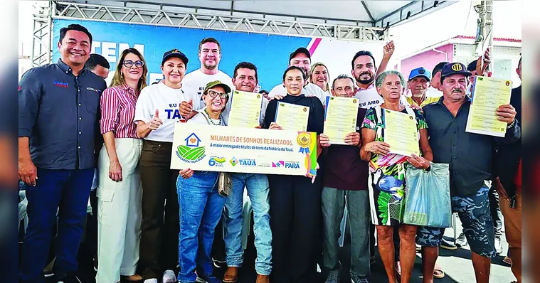 Imagem ilustrativa da notícia Pará entrega 40 mil títulos definitivos de terra 
