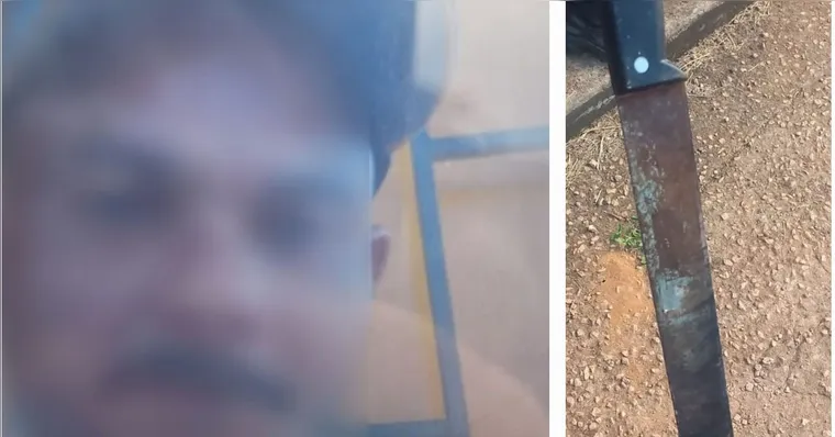 Imagem ilustrativa da notícia Pará: homem é preso após golpear a cabeça da companheira com terçado