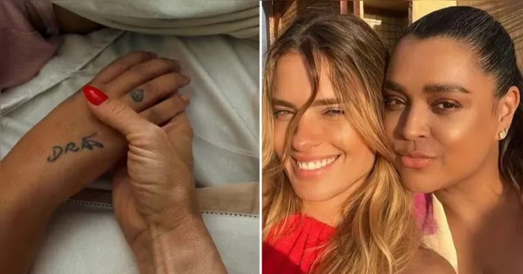 Imagem ilustrativa da notícia Carolina Dieckmann publica fotos de últimos momentos de Preta Gil