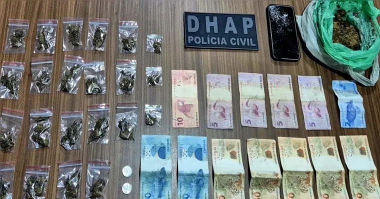 Imagem ilustrativa da notícia Suspeito de integrar facção criminosa é preso com drogas em Belém