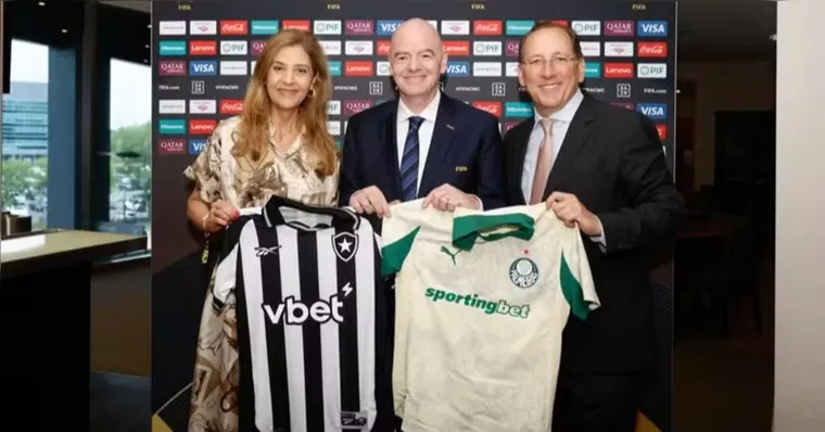 Imagem ilustrativa da notícia Botafogo e Palmeiras: Textor e Leila selam a paz no tribunal