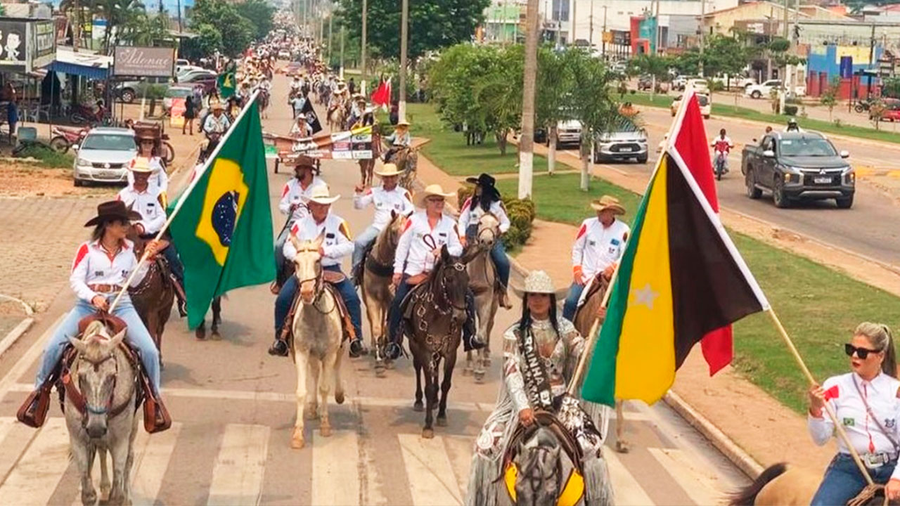 O ponto alto da Cavalgada de Ourilândia do Norte será no dia 8 de novembro, com o tradicional desfile de cavaleiros e amazonas.