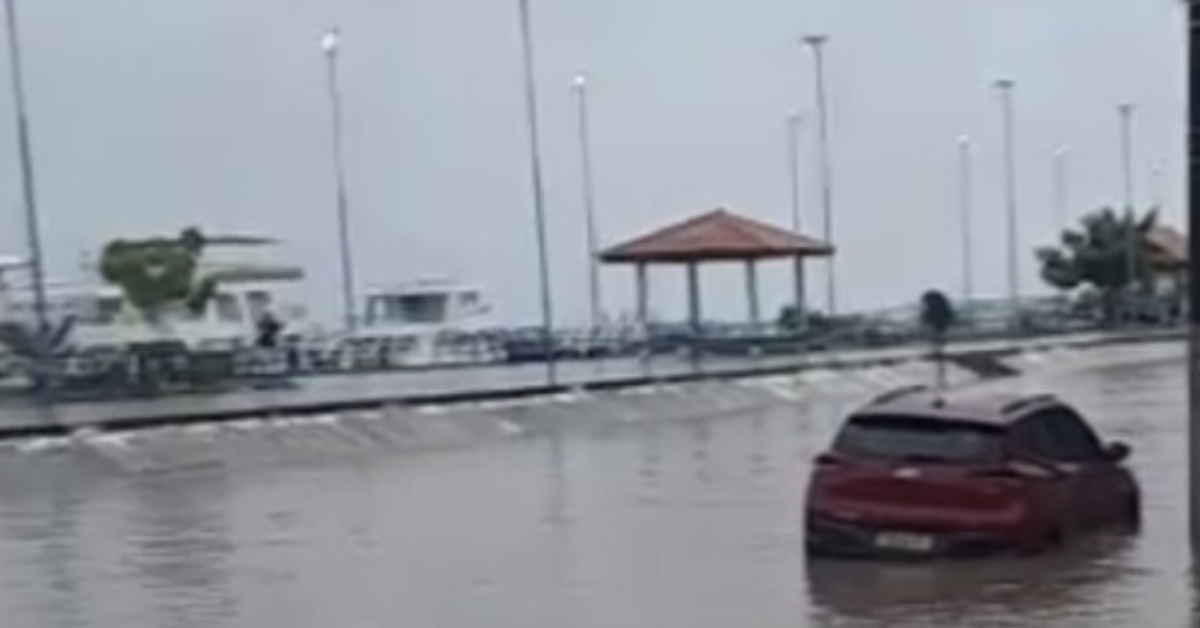As áreas mais afetadas incluíram vias públicas e trechos da orla, onde o acúmulo de água foi suficiente para submergir ruas.