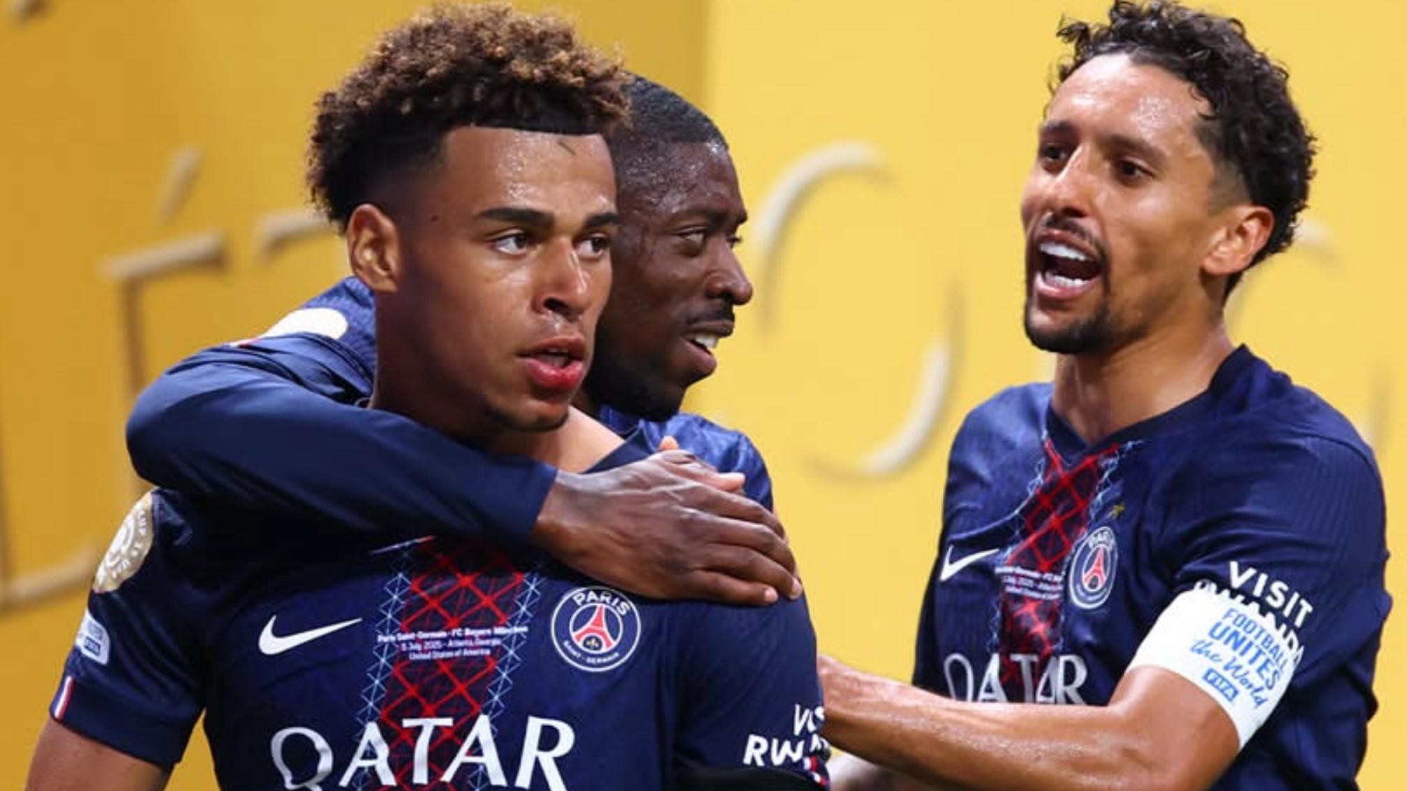 Doué e Dembelé marcaram para PSG