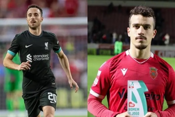 Personalidades do esporte prestam homenagens emocionantes após morte de Diogo Jota (à esq.) e André Silva.