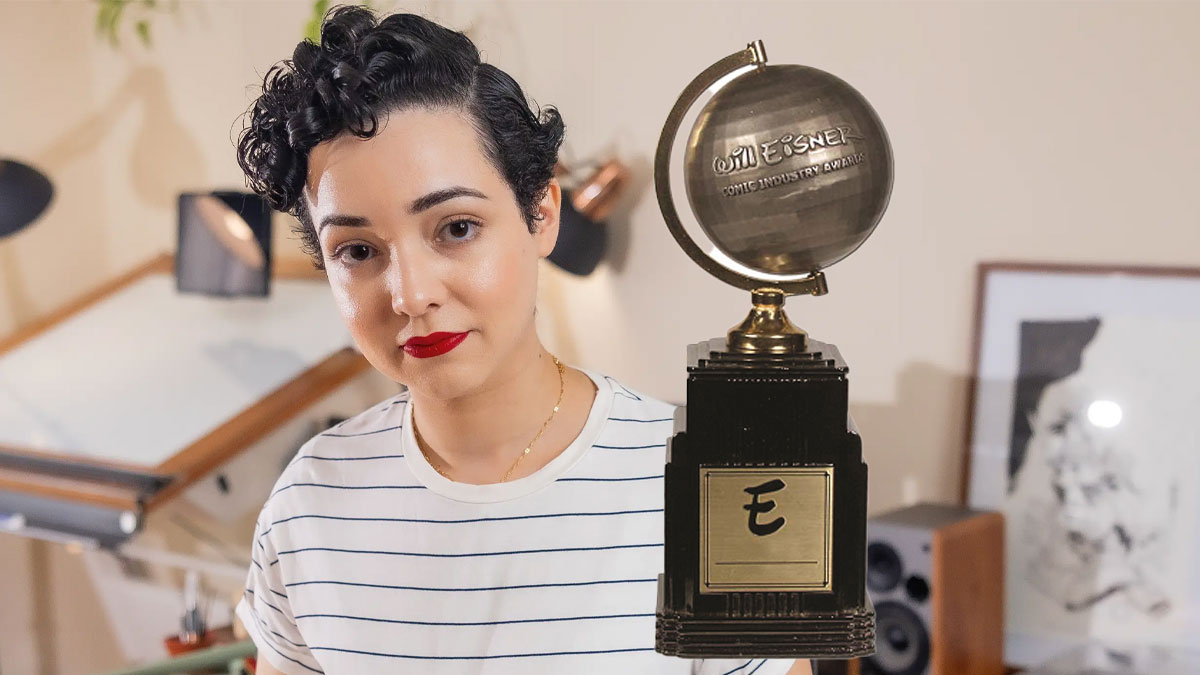 Confira os vencedores do Eisner Awards 2025, com destaque para a brasileira Bilquis Evely e HQs já lançadas no Brasil como “Helen de Wyndhorn” e “A Estrada”.