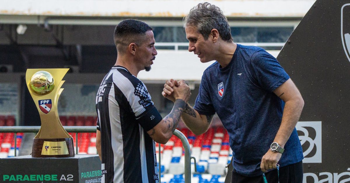 Presidente da FPF, Ricardo Gluck Paul, esteve na decisão da Série A2 que definiu o São Raimundo, o grande campeão.