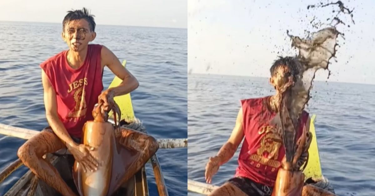 A Lula se sentiu ameaçada pelo pescador e reagiu.