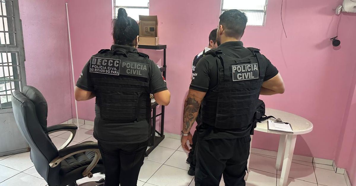 O suspeito foi preso em flagrante e teve aparelhos apreendidos pela Polícia Civil do Pará.