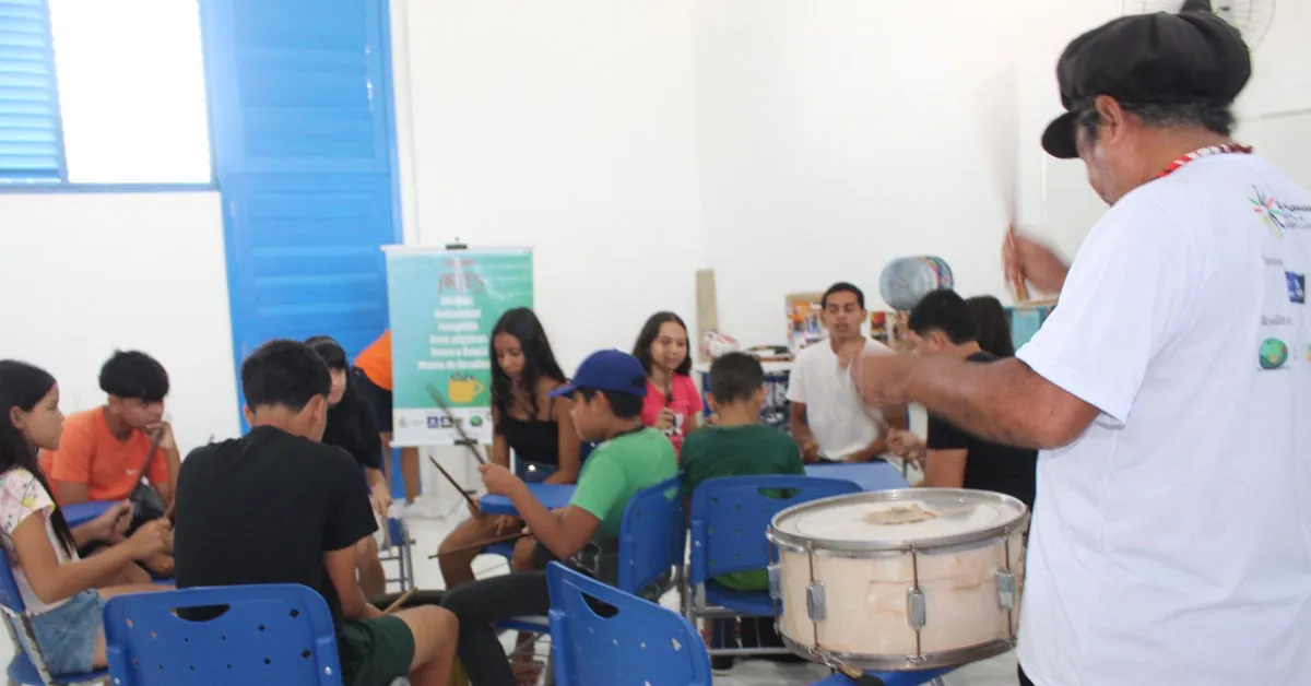 As oficinas estão sendo realizadas em Marapanim e na ilha de Algodoal ao longo desse ano.