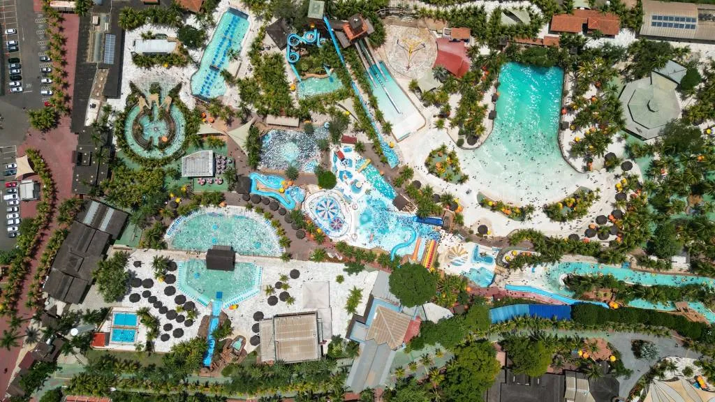 Parque aquático Thermas dos Laranjais, em Olímpia (SP)