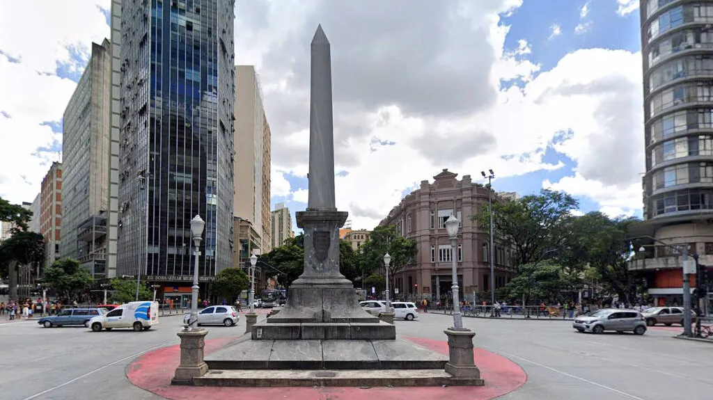 Praça Sete de Setembro, em Belo Horizonte.