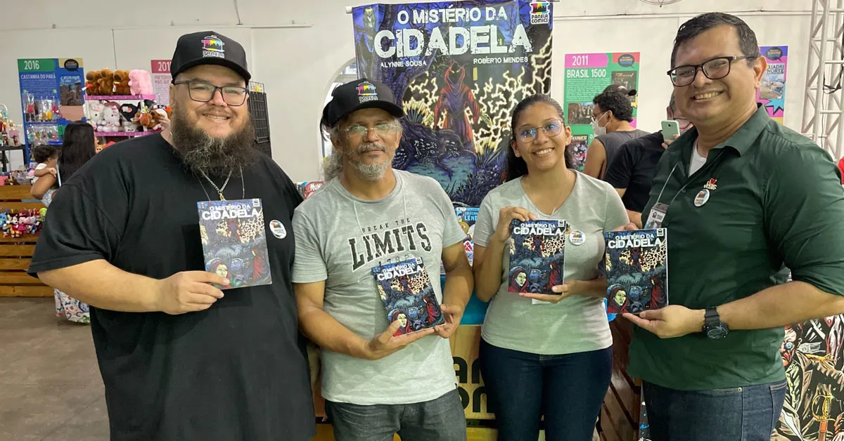 Evento em Belém celebra o Dia do Saci e o Halloween com lançamentos de HQs, livros, autógrafos, caricaturas e atividades interativas.