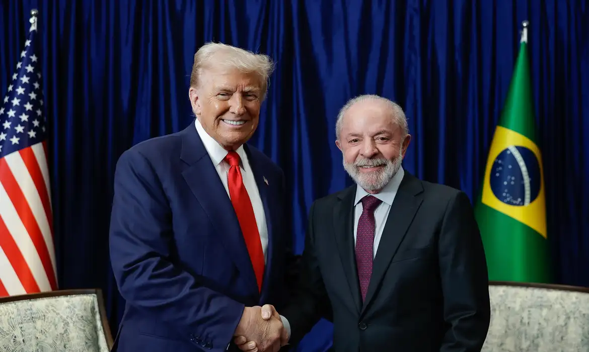 Trump registrou encontro com Lula em sua rede social