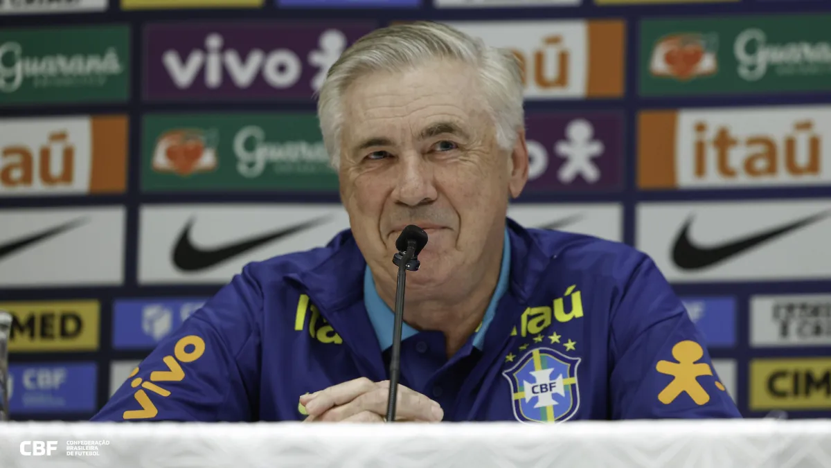 Ancelotti elogia defesa e destaca talento de Estêvão após vitória do Brasil sobre Senegal