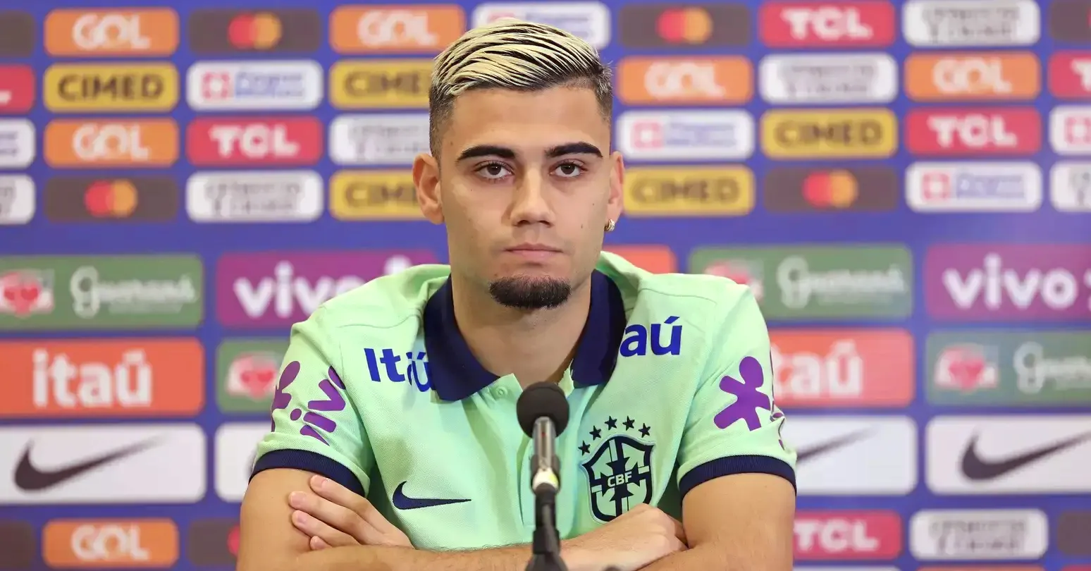 Andreas Pereira chegou recentemente ao Palmeiras.