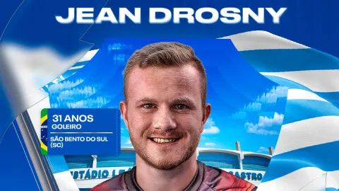 Jean Drosny é a primeira contratação oficial para 2026.