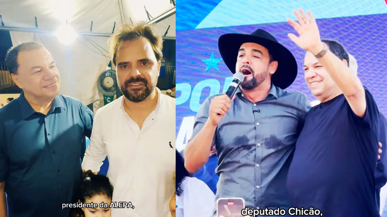 O prefeito de Marabá Toni Cunha e o prefeito de Parauapebas Aurélio Goiano declararam apoio a Chicão na corrida para o Senado