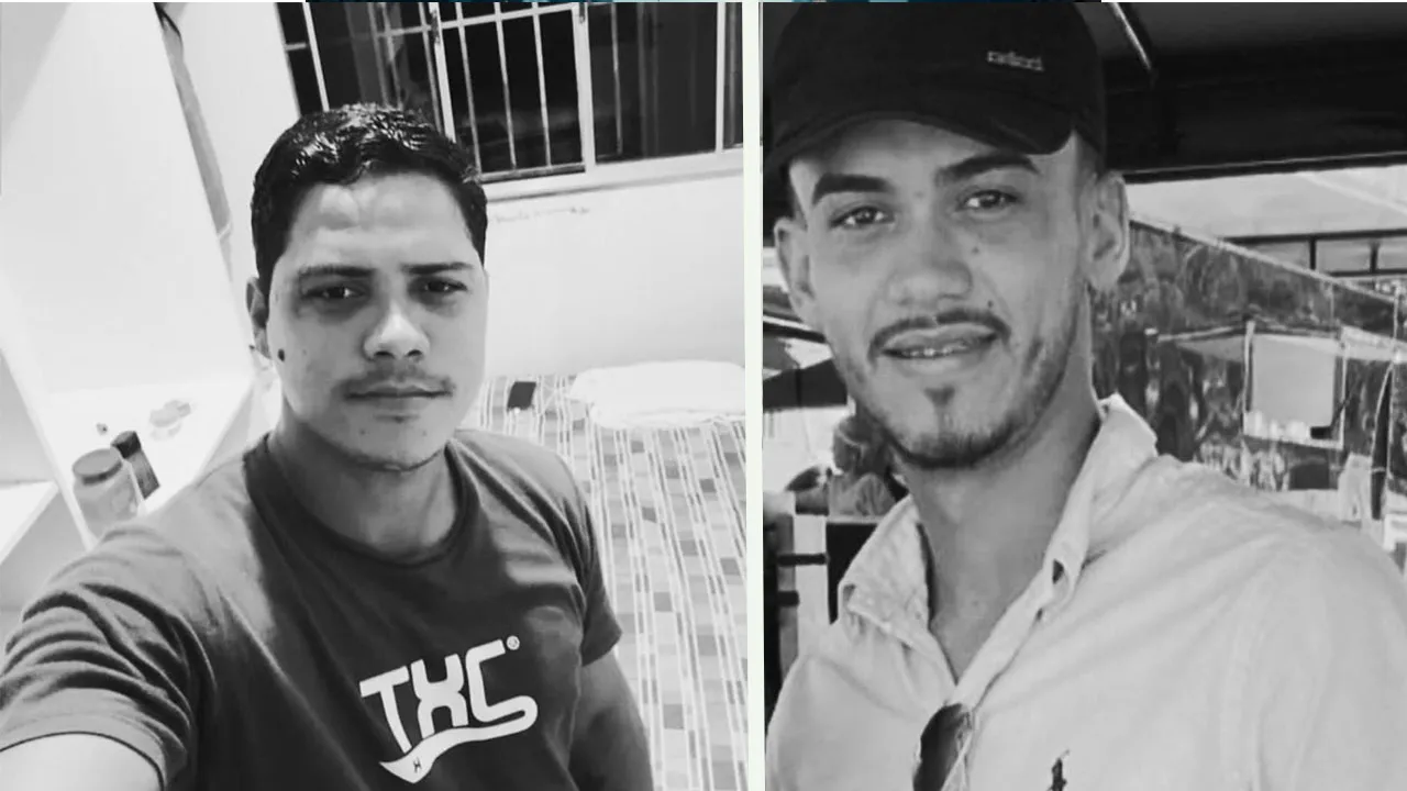 Vinícius Guedes conhecido popularmente como “Pé de Arraia” e Lucas Candido da Silva Delmaschio foram encontrados mortos