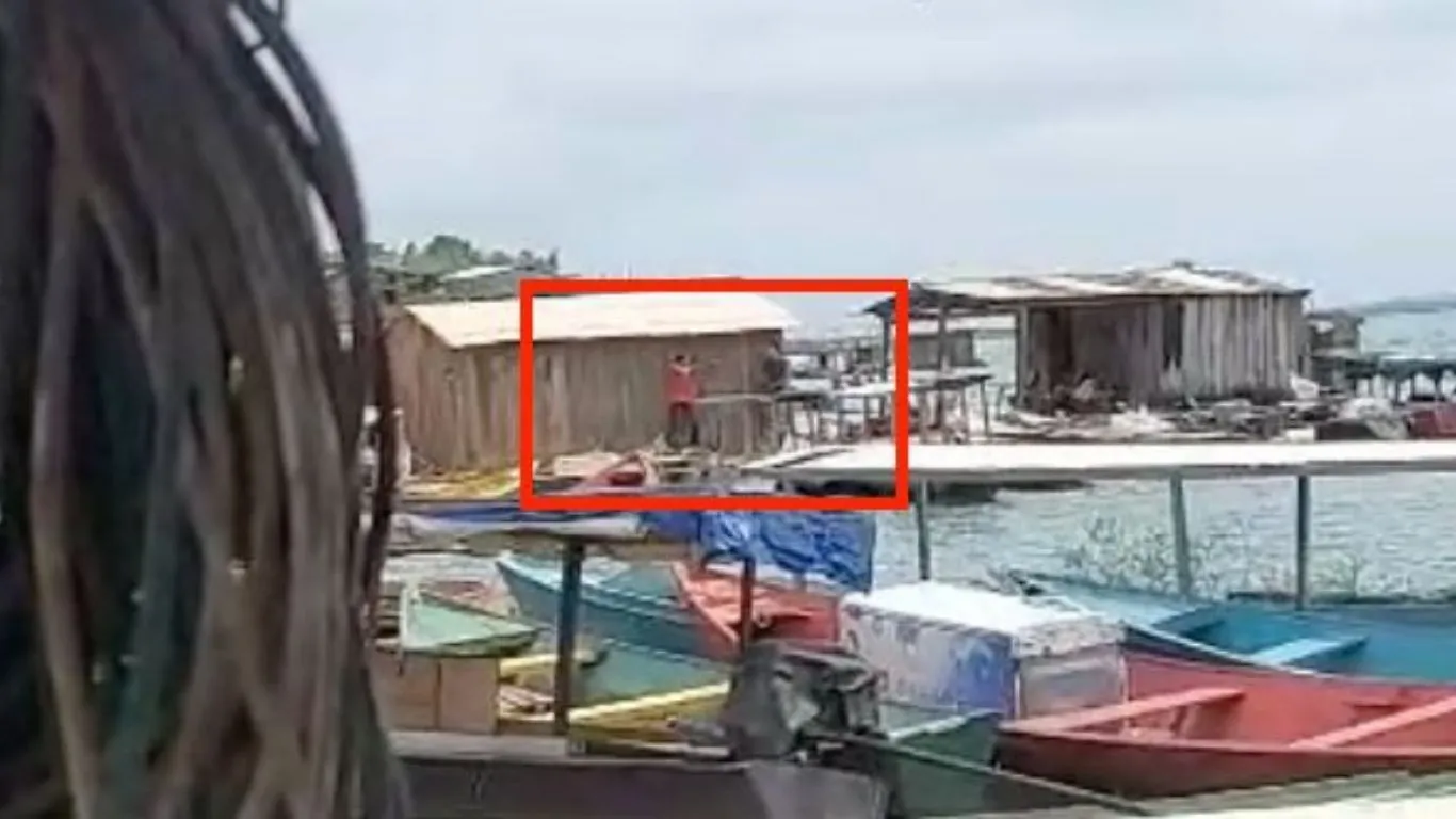 crime ocorreu por volta das 11 horas, na lateral de uma casa palafita às margens do Lago de Tucuruí.