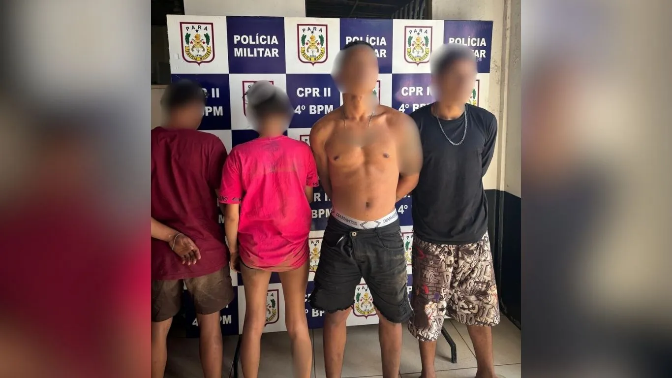 A ocorrência foi registrada por volta das 13h30, após o recebimento de uma denúncia anônima.