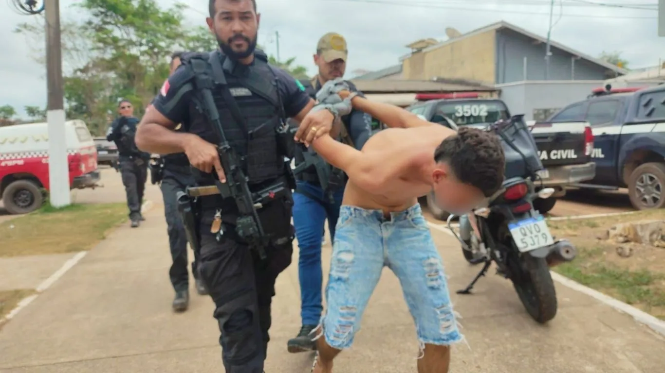 A prisão ocorreu na Folha 35, em Marabá, com apoio da Superintendência da 10ª RISP e da Delegacia de Homicídios (DH) de Marabá.