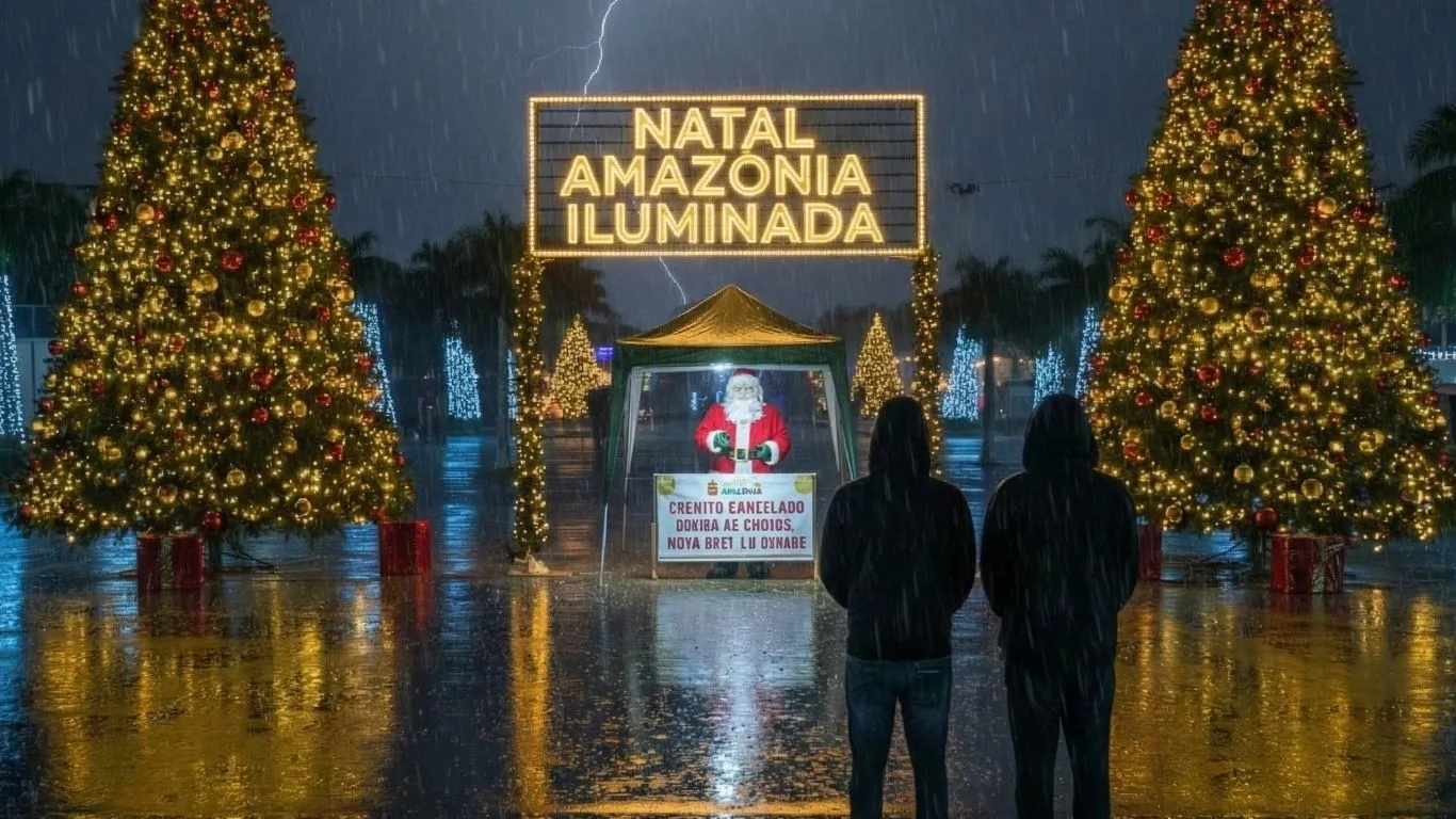 Uma nova data para a inauguração da programação natalina e o acendimento oficial das luzes será divulgada em breve