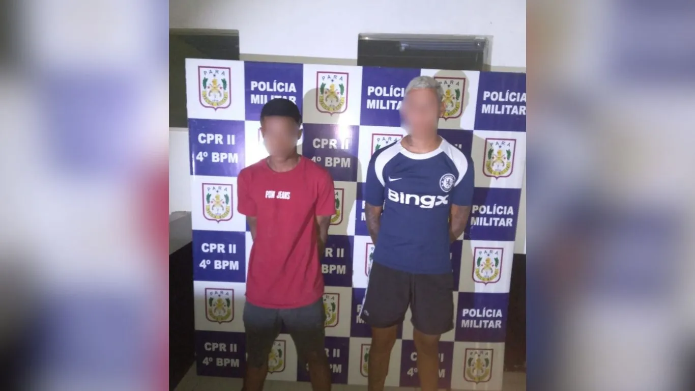 Os suspeitos e as testemunhas foram conduzidos à delegacia com apoio da viatura policial.