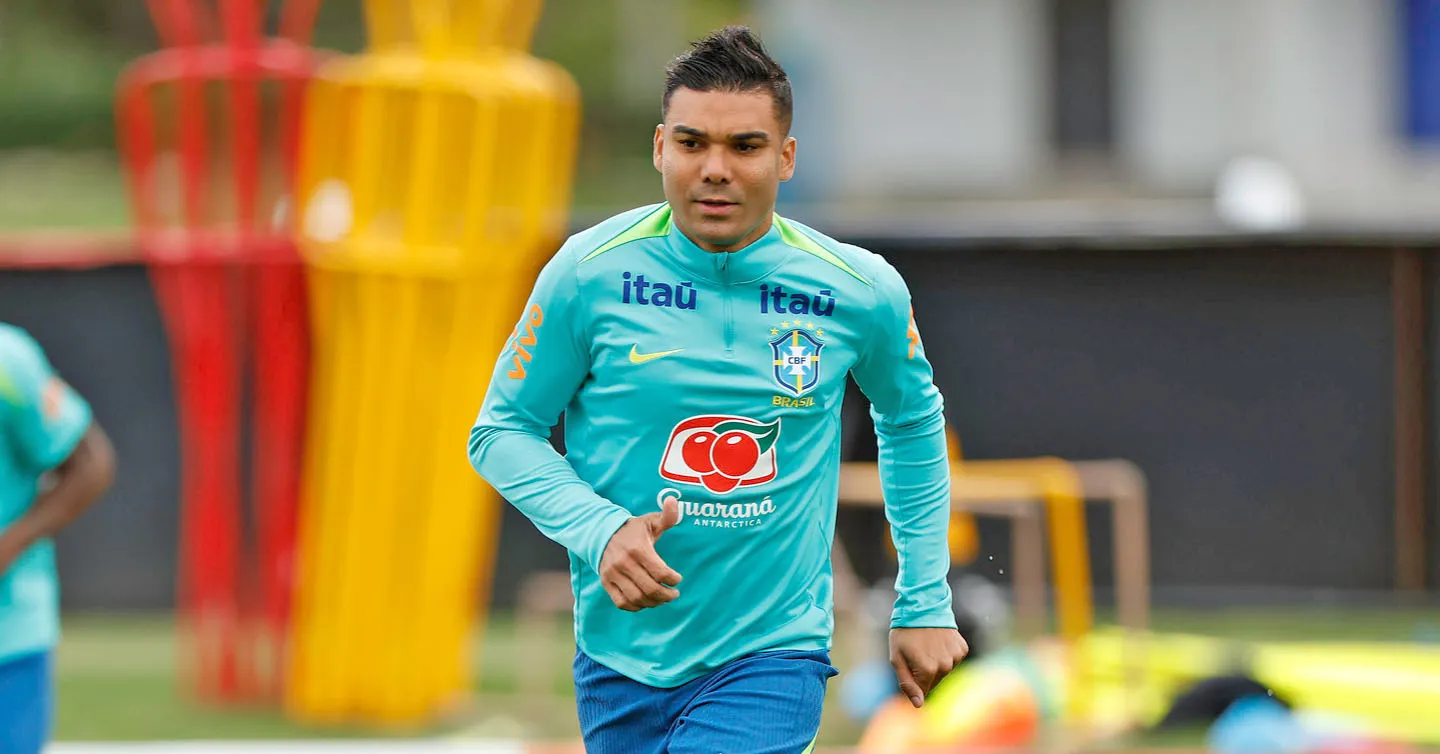 Casemiro está fora do jogo contra a Bolívia