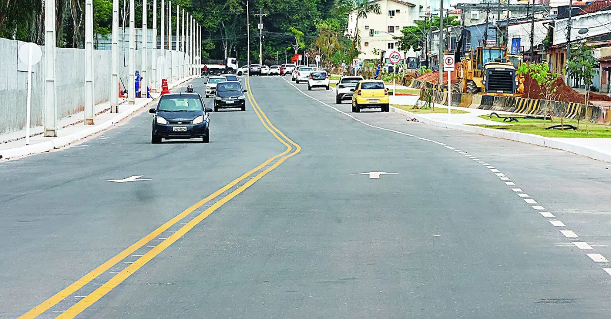 A Rua da Marinha passa por obras que vão ajudar durante e depois da conferência climática