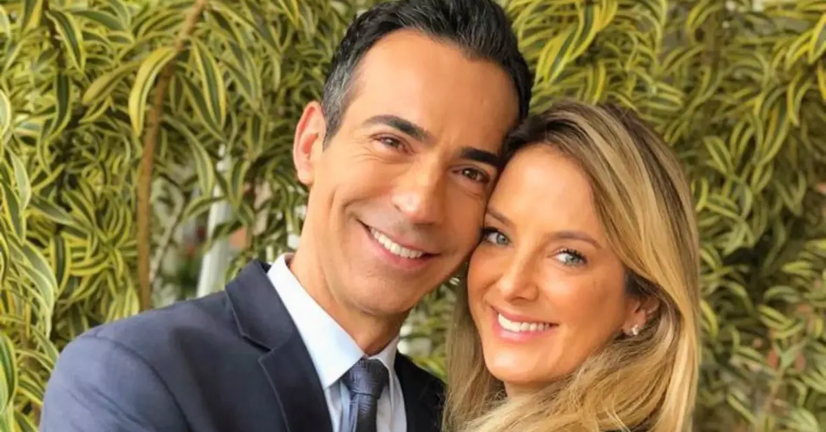 Ticiane Pinheiro expressa orgulho pela nova conquista de Cesar Tralli no Jornal Nacional