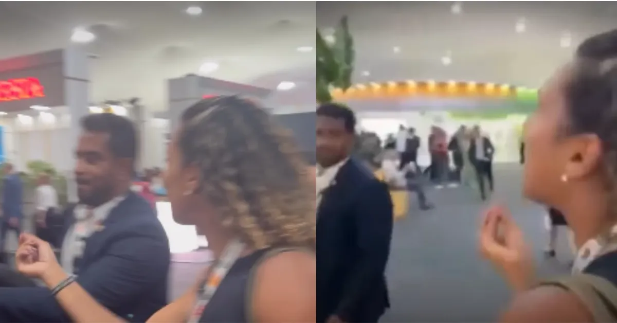 Anielle Franco, Ministra da Igualdade Racial, e Arthur do Val, ex-deputado estadual por São Paulo, protagonizaram uma discussão nos corredores do evento global.