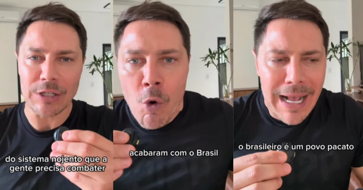 André Bankoff postou um vídeo nas redes sociais