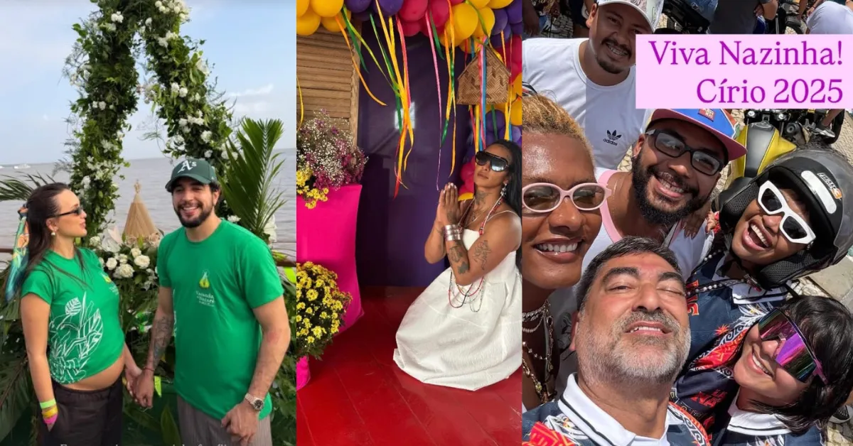 Famosos estão em Belém para acompanhar o Círio de Nossa Senhora de Nazaré.