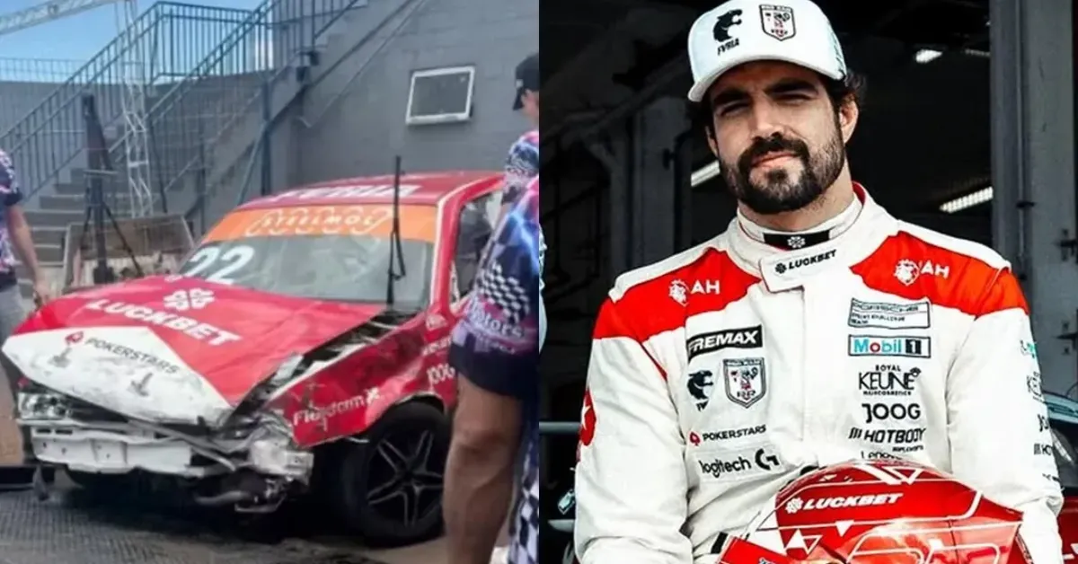 Acidente de Caio Castro no treino da Cascavel de Ouro