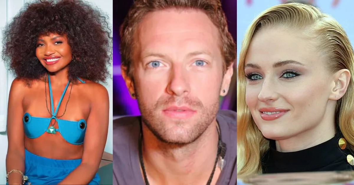 Após rumores de romance com Gaby Amarantos, Chris Martin agora é apontado como novo affair da atriz Sophie Turner.