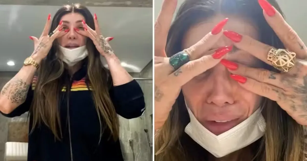 A influenciadora teve infecção hospitalar